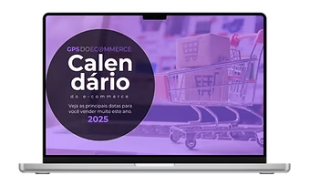 Calendário Sazonal do E-commerce 2026 exibido em um notebook